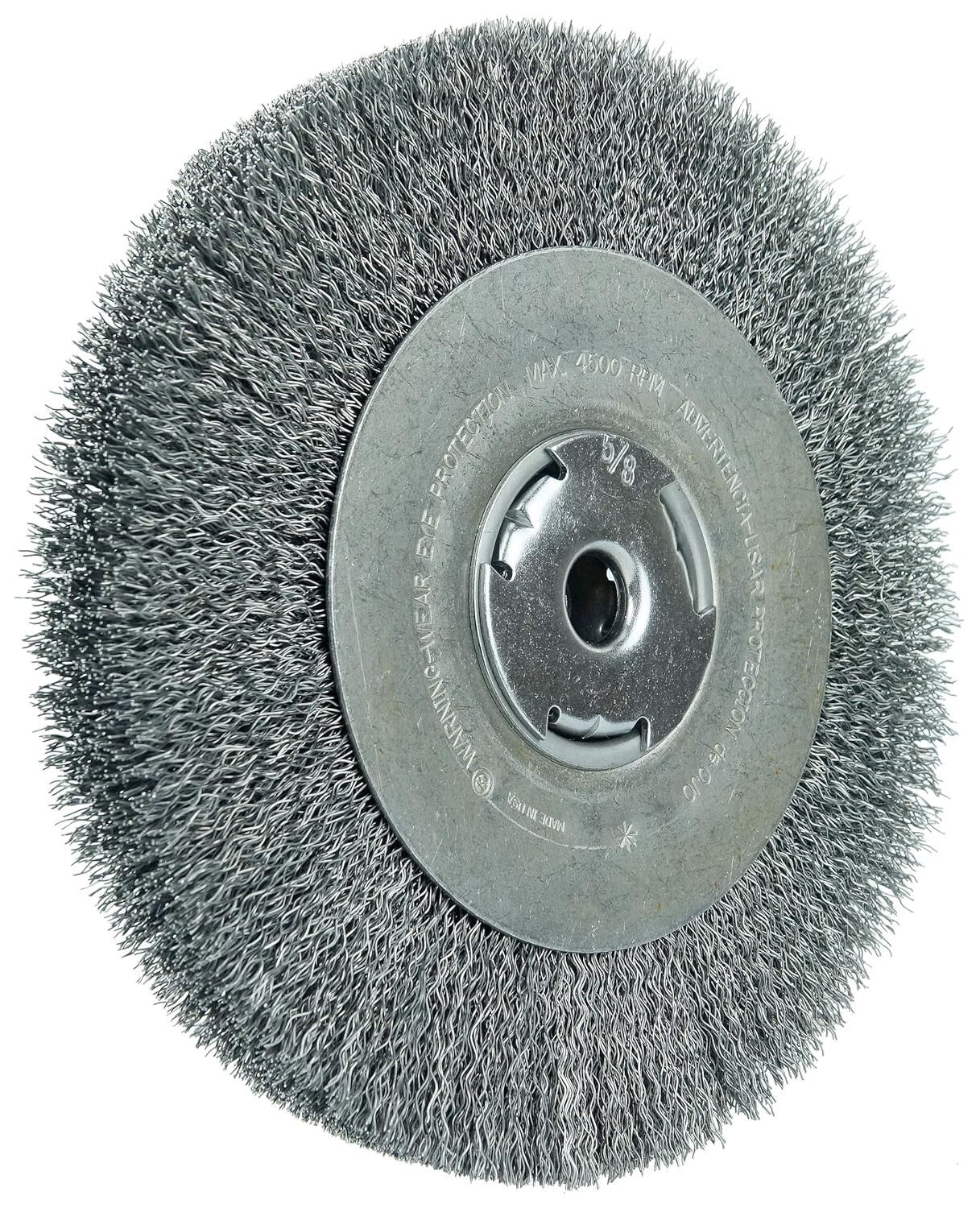 Efficient 8" Crimped Wire Wheel for Bench Grinders – Cost-Effective Performance