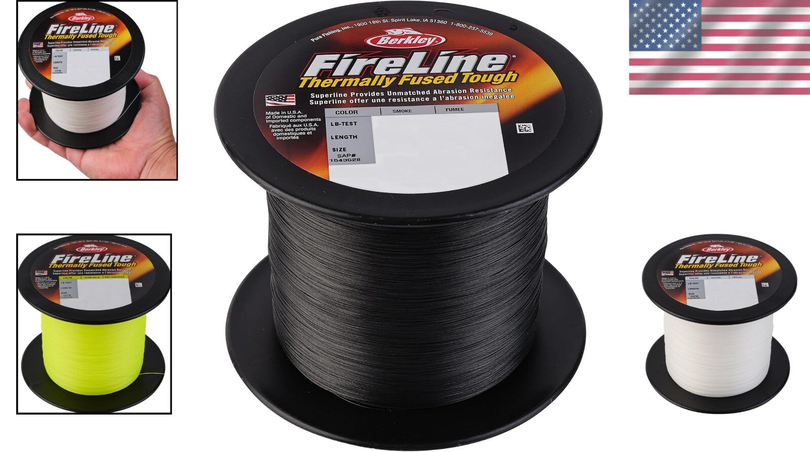 1500yd Fireline Braided Fishing Line 20lb - Unmatched Sensitivity & Strength