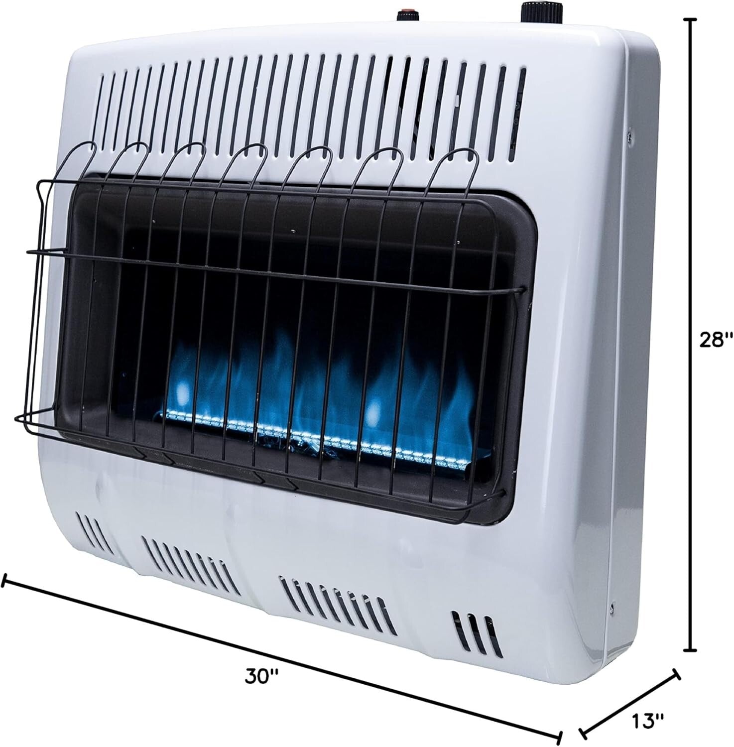 Compact Natural Gas Space Heater with Thermostat Control – Ideal for Any Room