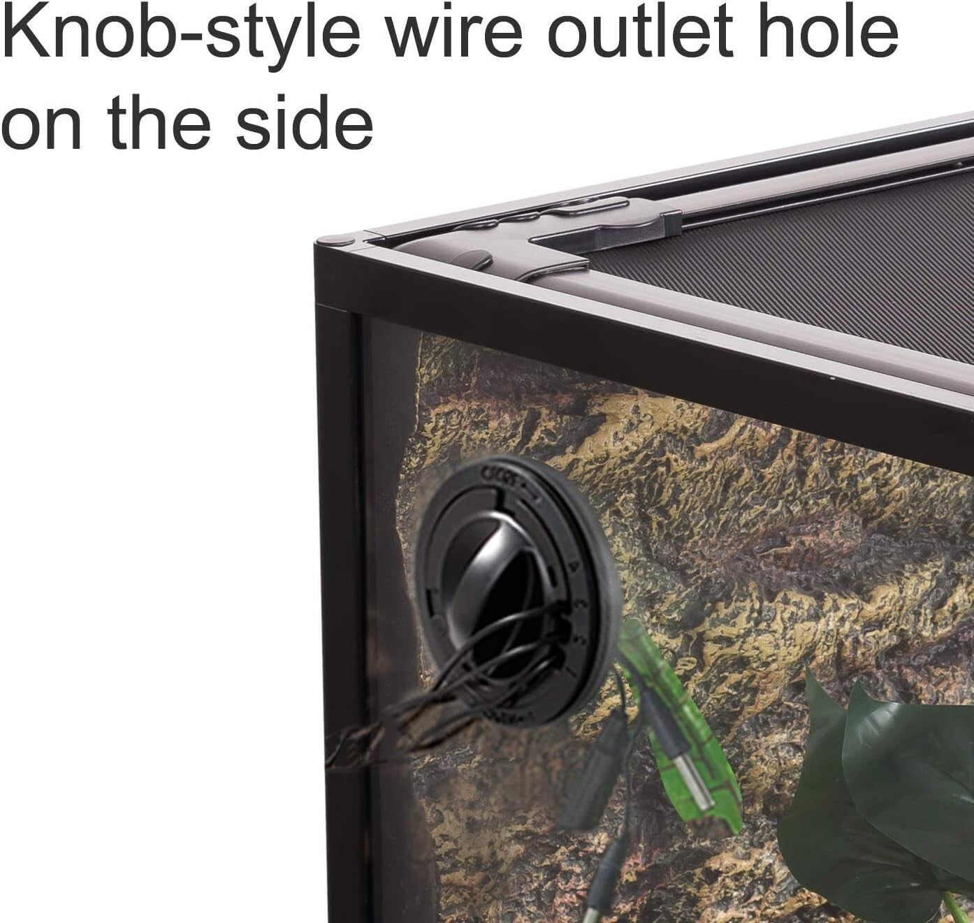 Durable Tempered Glass Terrarium for Reptiles - Easy Clean & Knock-Down Design