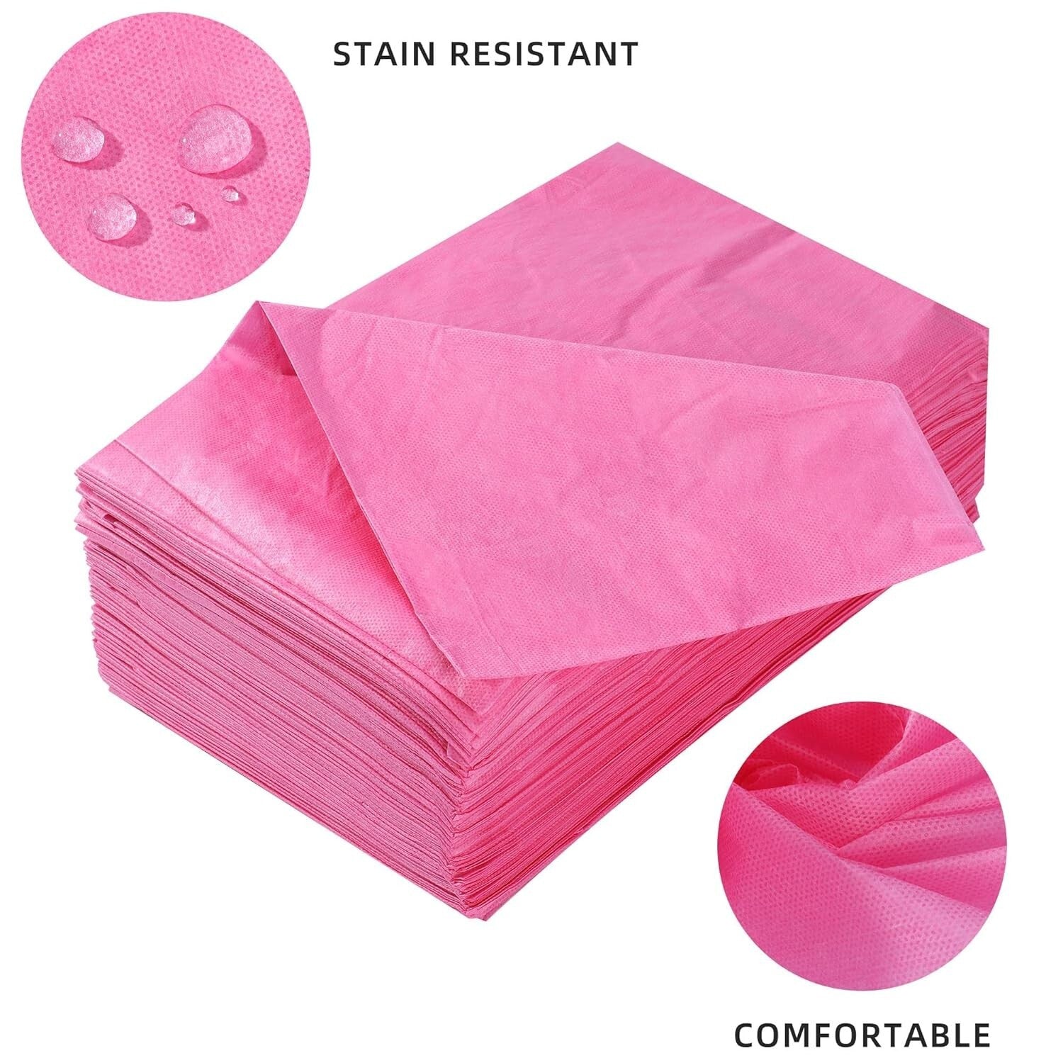 Comforting Non-Woven Disposable Massage Sheets & Face Cradle Covers - 200 Pack