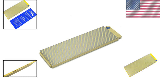 Heavy-Duty 10-Inch DuoSharp Diamond Sharpening Stone for Effortless Edge Repair