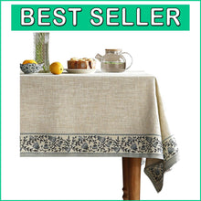 Load image into Gallery viewer, Versatile Floral Table Cover for All Seasons - 87" x 55" Dining Essentials