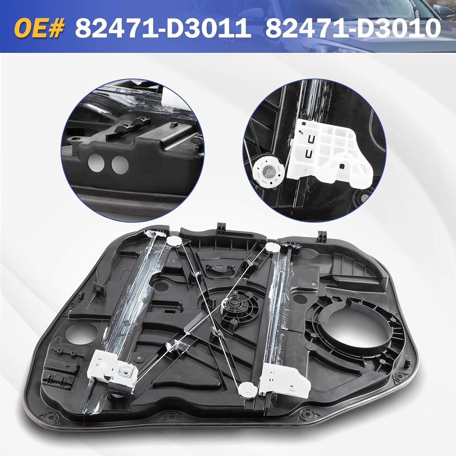 Efficient Front Left Window Regulator for Hyundai Tucson 2016-2020 - Easy to Use