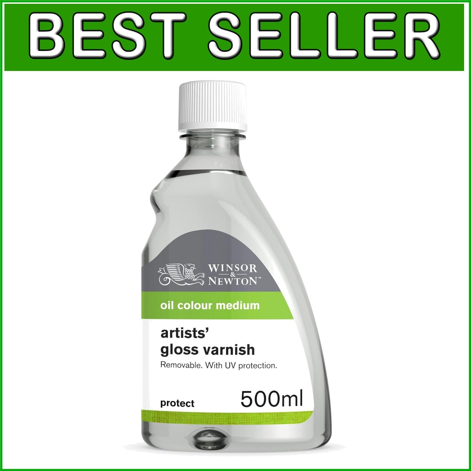 500ml Professional Artists' Gloss Varnish - Non-Yellowing Protection for Art