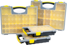 Load image into Gallery viewer, Versatile Portable Storage Box Set of 4 - Ideal for Tools, Crafts &amp; Supplies