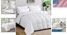 Load image into Gallery viewer, Luxury Microfiber Alaskan King Comforter 120''x132'' - Family-Friendly Softness