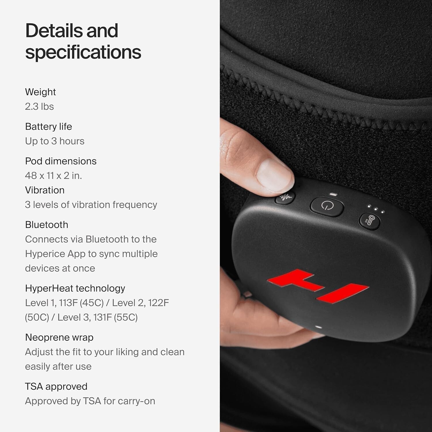 Soothe Soreness with Venom 2 Back Wrap - Bluetooth Heat & Vibration Control