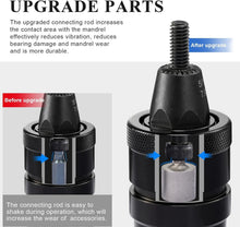 Load image into Gallery viewer, Pneumatic Rivet Nut Gun with Self-Locking Head - Adjustable Speed 1/4, 5/16, 3/8