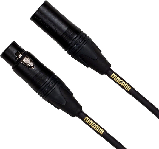 Professional 100' XLRM-XLRF Audio Cable with Gold Contacts for Clear Sound