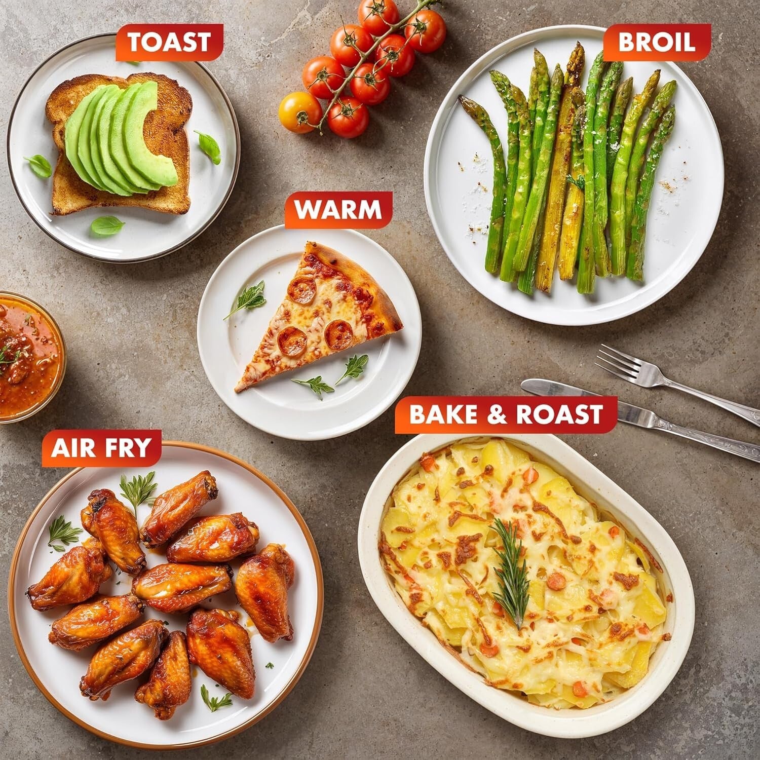 18-Slice French Door Convection Oven - Ultimate Rotisserie & Baking Appliance