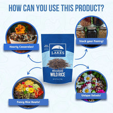 Load image into Gallery viewer, Bulk 5-Pound All Natural Wild Rice from Minnesota - Perfect for Healthy Meals