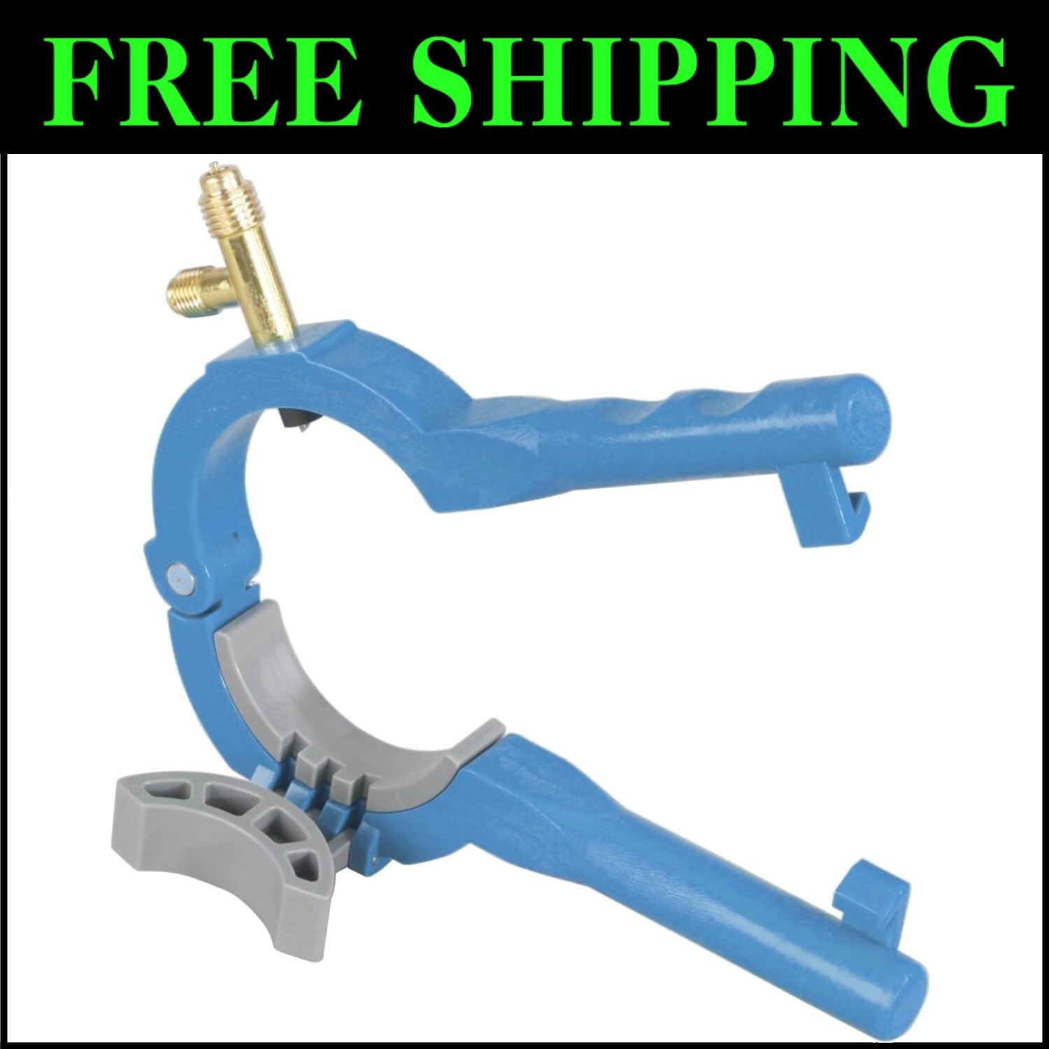 Durable R12/R134A Refrigerant Tap with Built-in Adapters for Easy Automotive Use