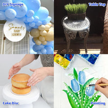Load image into Gallery viewer, 1/8" Thick Round Acrylic Discs - 20" Clear Panels for Creative DIY Projects