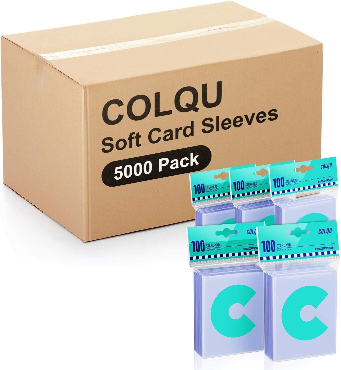 5000 Clear Penny Card Sleeves - Ultimate Protection for Trading Card Collectors