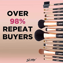 Load image into Gallery viewer, Cruelty-Free Luxury Makeup Brush Set - 14 Essential Brushes for Professional Use