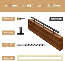Load image into Gallery viewer, Invisible Floating Shelf Brackets - Easy Mounting for Kitchen &amp; Living Spaces