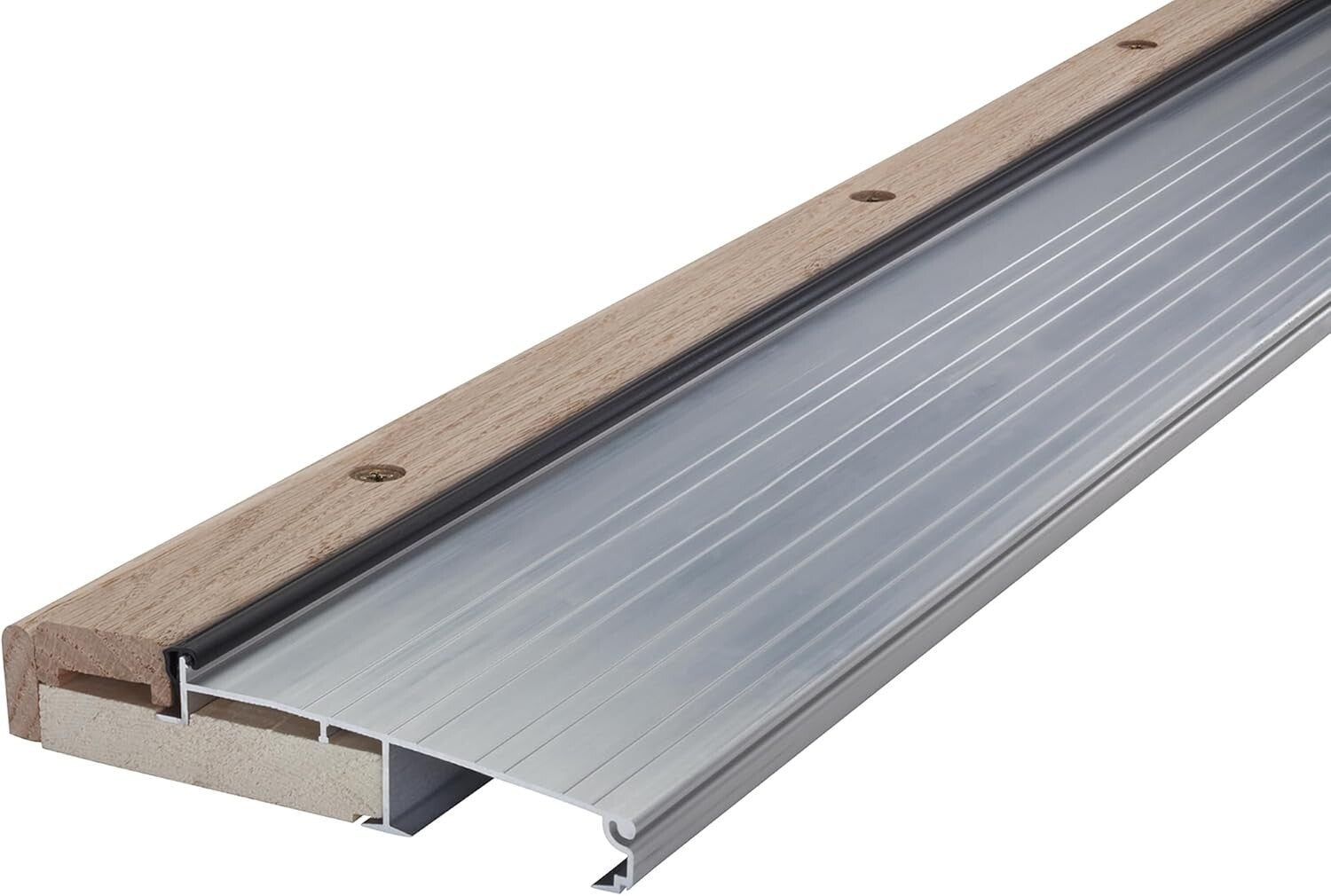 5-5/8 in. Wide Adjustable Threshold with Unfinished Oak for Easy Customization