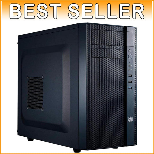Edgy Mini Tower Computer Case with Excellent Airflow & Cooling Support - N200