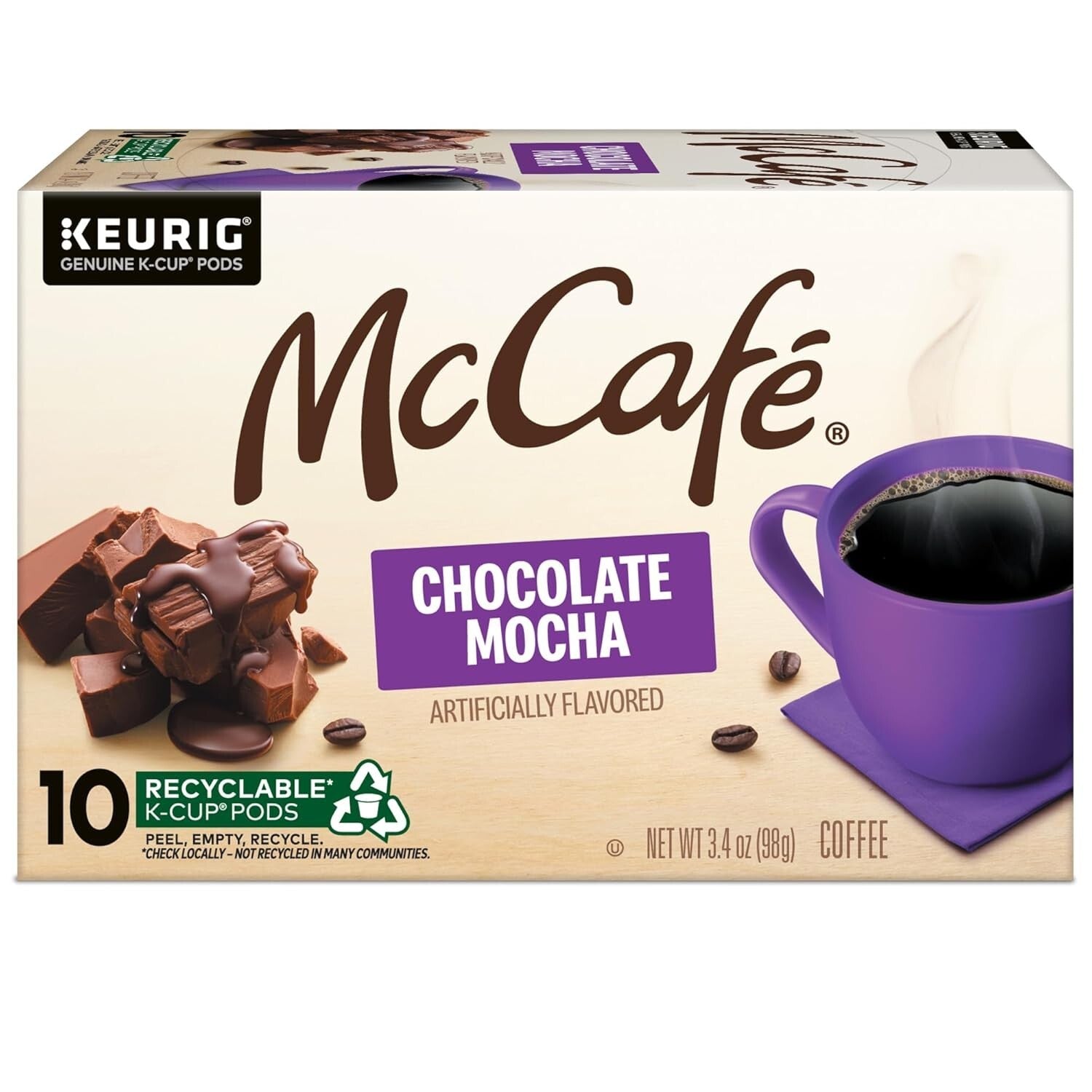 60 Count McCafé Chocolate Mocha Pods - Rich Flavor Chemistry with Arabica Beans