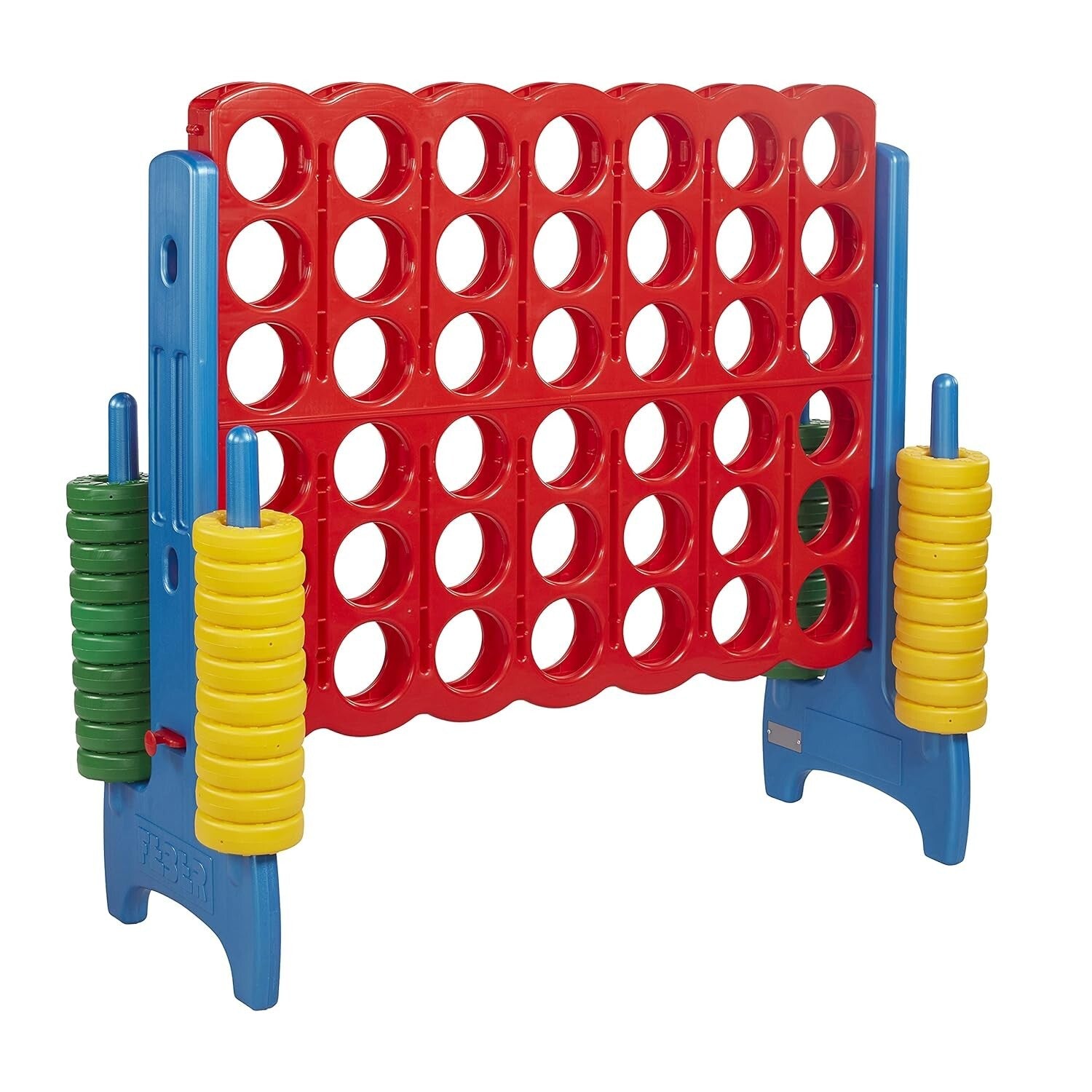 Family-Friendly Jumbo Connect 4 Outdoor Game - Safe & Educational Fun
