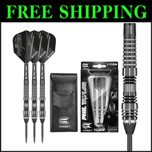Load image into Gallery viewer, Advanced Black Steel Tip Darts - 21G, Fixed Points, and Signature Case Included