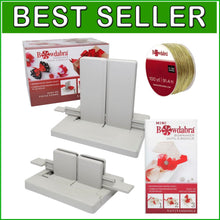 Load image into Gallery viewer, Versatile Bow Making Kit: Mini Bow Maker &amp; 100 Yd Gold Wire for All Occasions