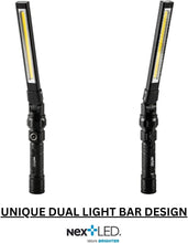 Load image into Gallery viewer, Rechargeable 1200 Lumen Magnetic Flashlight with Rotatable Head for Mechanics