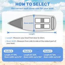 Load image into Gallery viewer, Universal Trailerable Boat Cover for 20-22ft Boats – All-Weather Protection