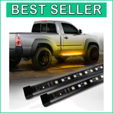 Load image into Gallery viewer, Super Bright 48" Running Board Lights with Sequential Amber Turn Signal - 2 Pack