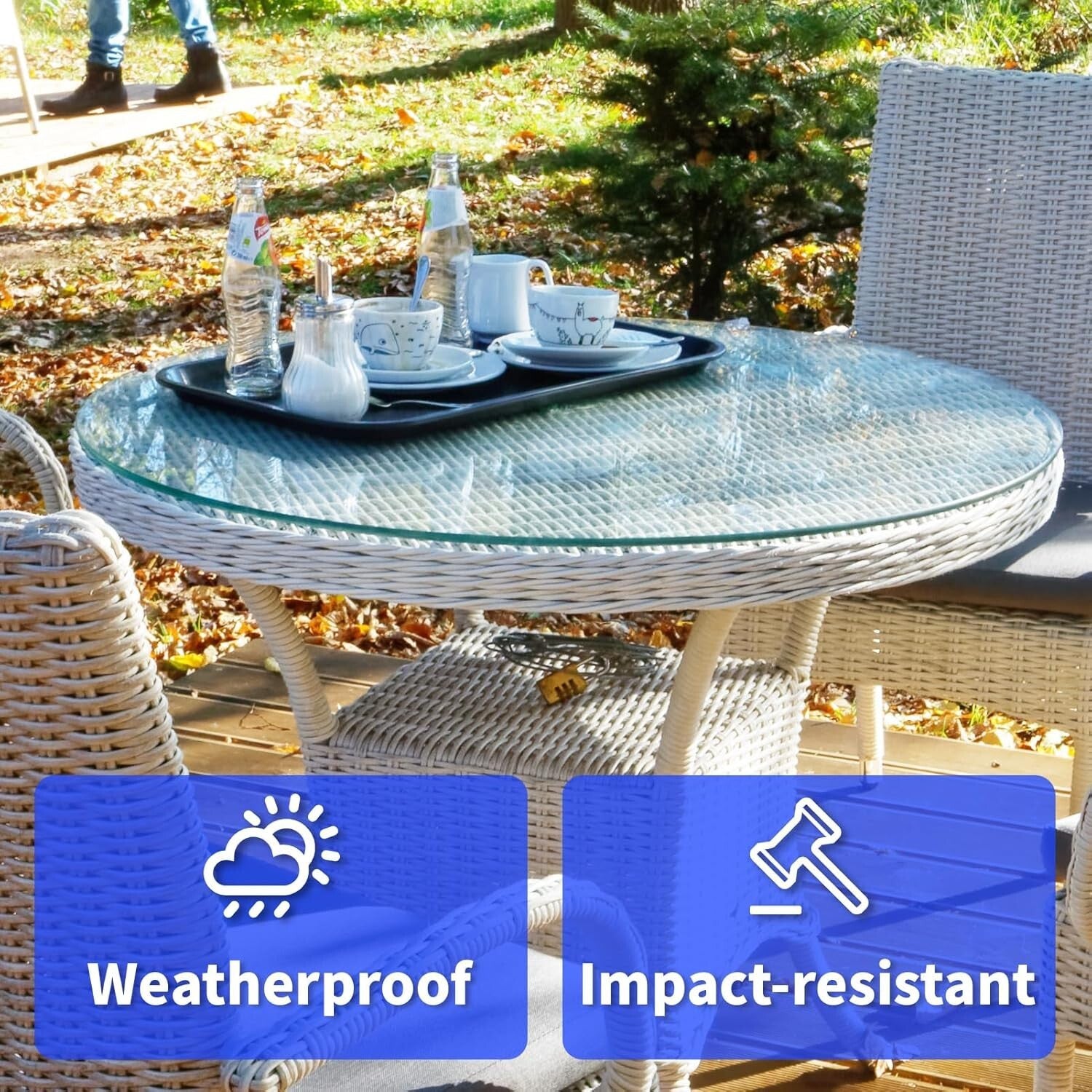 1/8" Thick Round Acrylic Discs - 20" Clear Panels for Creative DIY Projects