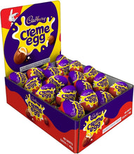 Load image into Gallery viewer, 48 Pack of Creme Eggs - Vegetarian Milk Chocolate Eggs for Easter Celebrations