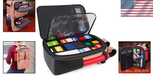 High-Grade TCG Backpack for Deck Boxes & Sleeved Cards - 7,600 Capacity