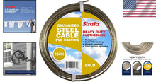 Load image into Gallery viewer, High Capacity 150 Feet Clothesline: Rust-Resistant Steel for Indoor &amp; Outdoor