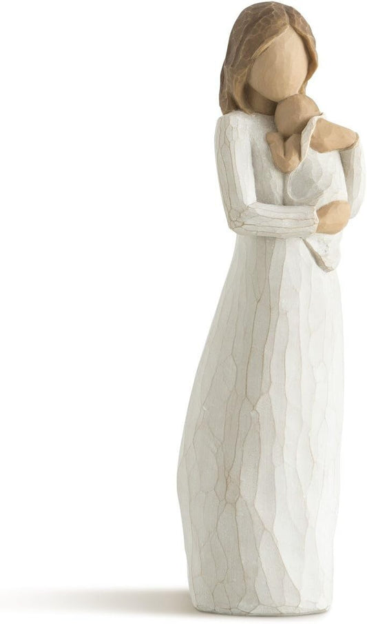 'So Loved' Sculpted Angel Figure for New Families - Gift-Ready Decoration