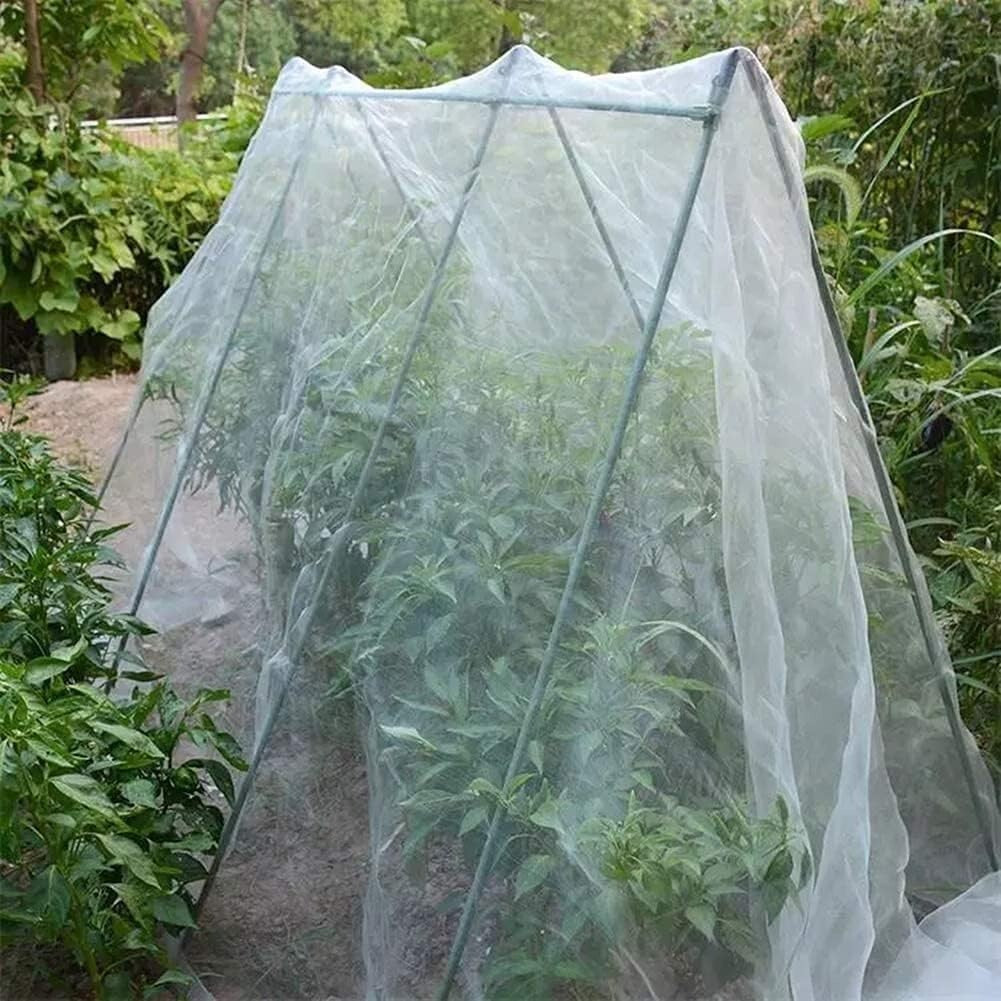 Breathable HDPE Bird Netting for Vegetables & Fruits 6.5'x50' - Flexible Design