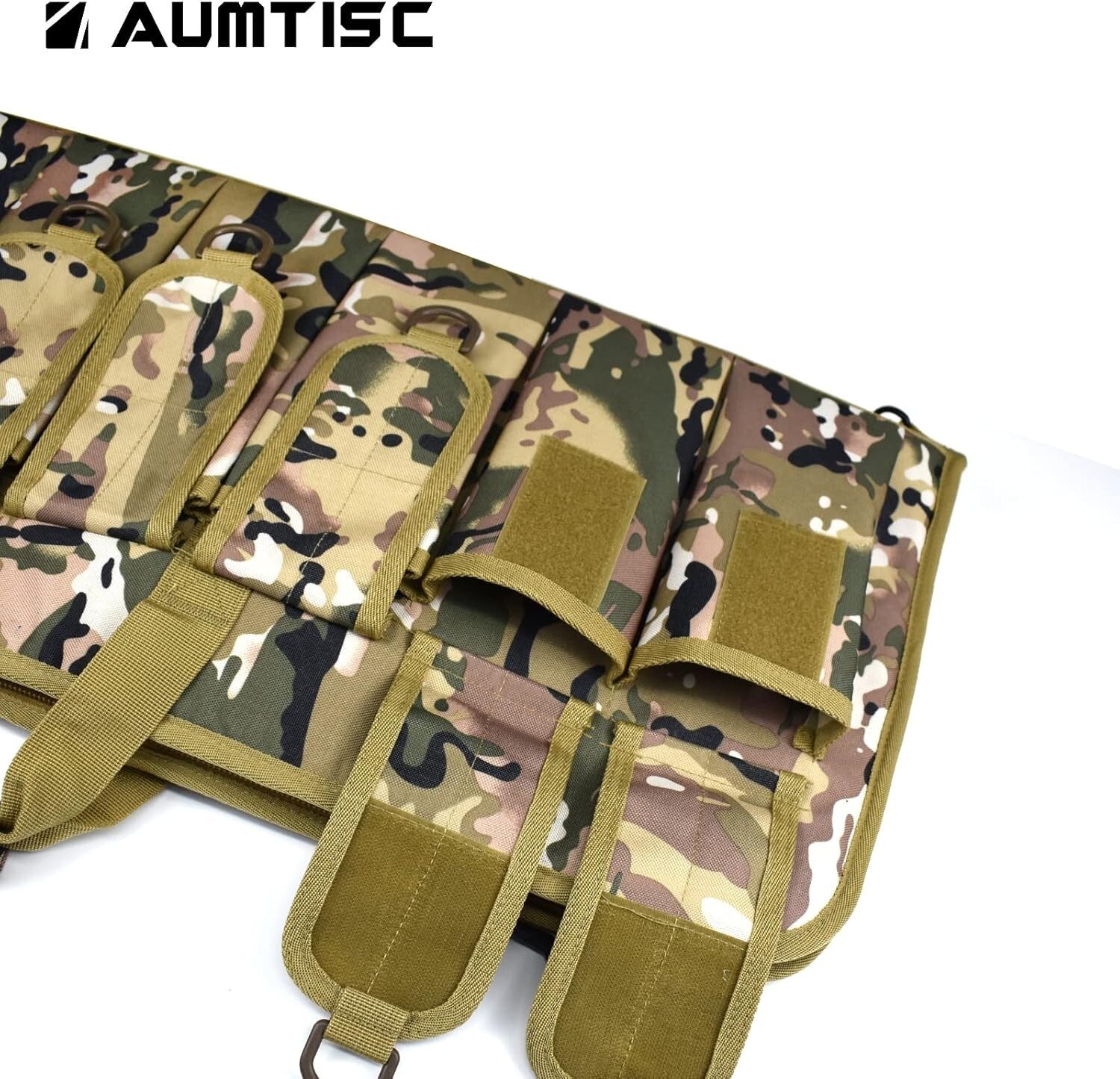 Tactical Soft Gun Case, 42" Camouflage Rifle Bag with 5 Pouches & Sling