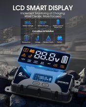 Load image into Gallery viewer, LCD Display 5A Pulse Battery Charger for Reviving 6V &amp; 12V Lead Acid Batteries