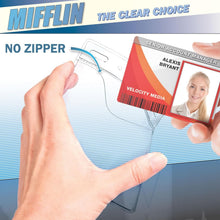 Load image into Gallery viewer, Bulk 250 Clear 4x3 Inch ID Badge Holders - Fast Loading &amp; Durable Protection