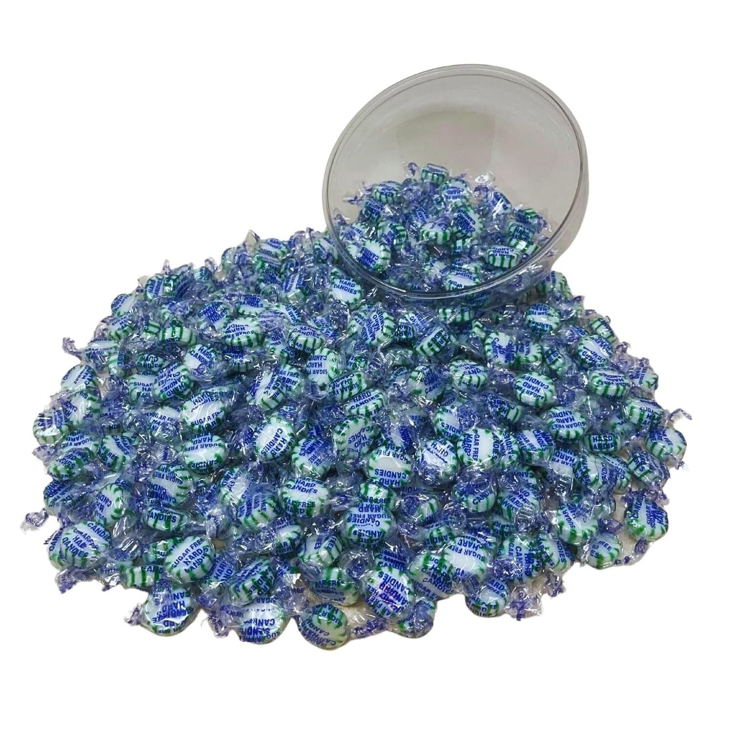 Delightful Sugar-Free Spearmint Mints, 3 lb Bag – Festive Treats for All Seasons