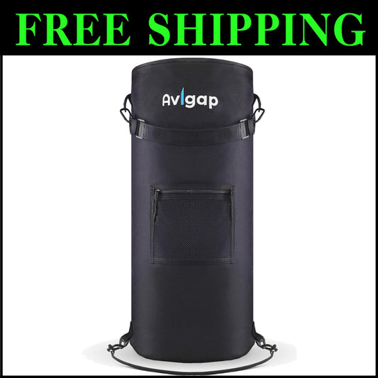 Portable 10-13 Gal Boat Trash Can - Leak Resistant with Easy Storage Options