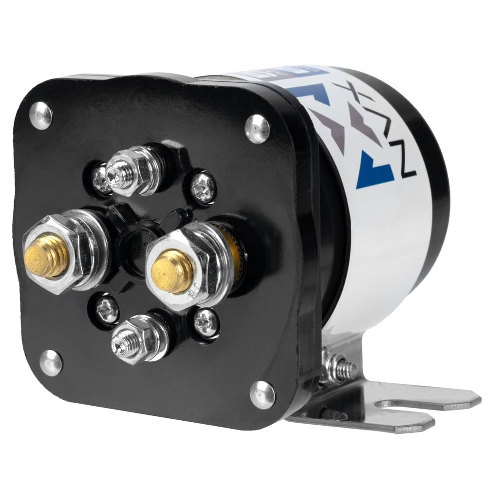 Efficient 200 AMP Battery Relay Isolator with Low Power Draw - Quick Install