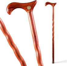 Load image into Gallery viewer, Derby Style Handcrafted Cedar Cane, 34-Inch - Lightweight &amp; Stylish Mobility Aid
