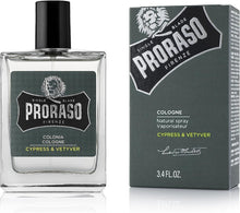 Load image into Gallery viewer, Refreshing Eau De Cologne in Cypress &amp; Vetyver - 3.4 Fl Oz Luxury Men's Spray