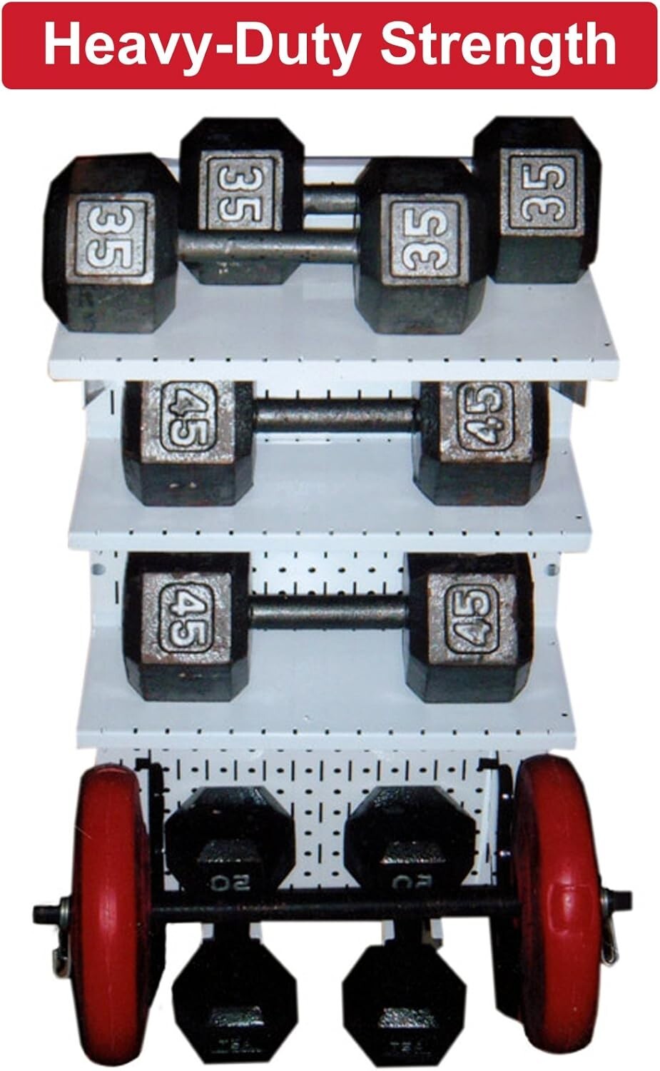 4 ft. Industrial Metal Pegboard Organizer Kit - Ultimate Tool Storage Solution