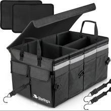 Load image into Gallery viewer, Heavy-Duty Car Trunk Organizer - Foldable Storage Box with Waterproof Bottom