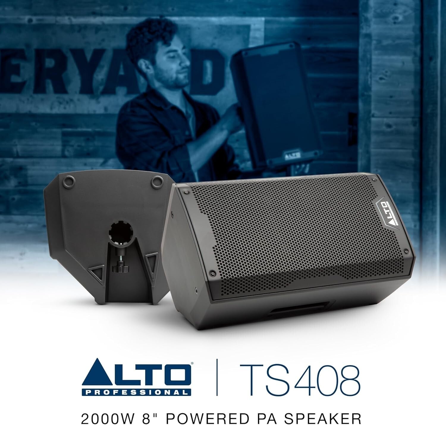 Versatile 2000W Bluetooth PA Speaker with Integrated Mixer - Ideal for Events