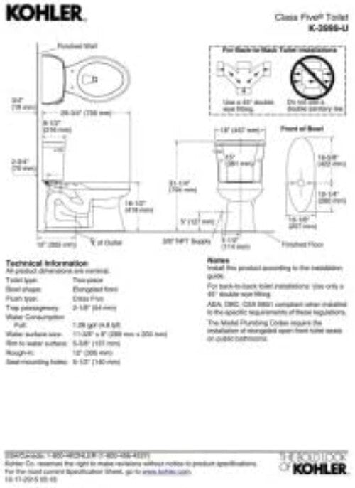 Elongated Highline Toilet at Comfort Height - Perfect for Modern Bathrooms