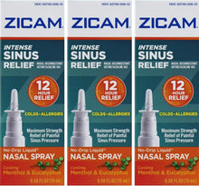 Load image into Gallery viewer, Intense Sinus Relief Pump - Cooling Aromatherapy &amp; Eucalyptus Trio 0.5 fl oz