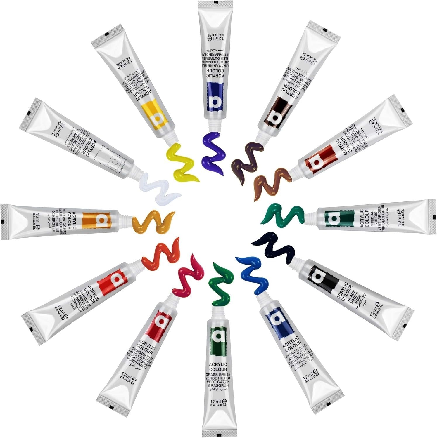 Complete Kids Painting Set with Table Easel & 43-Piece Art Supplies